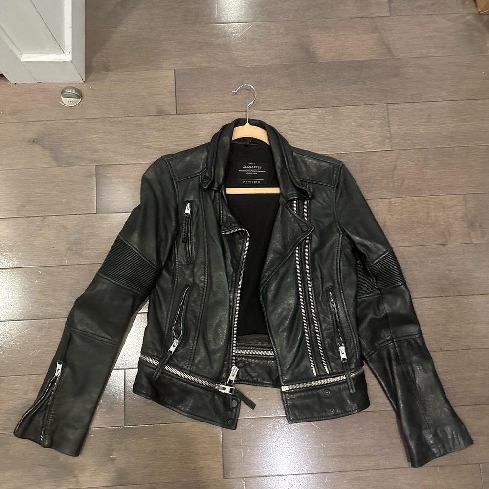 All Saints Jacket- work but made to look very vintagey